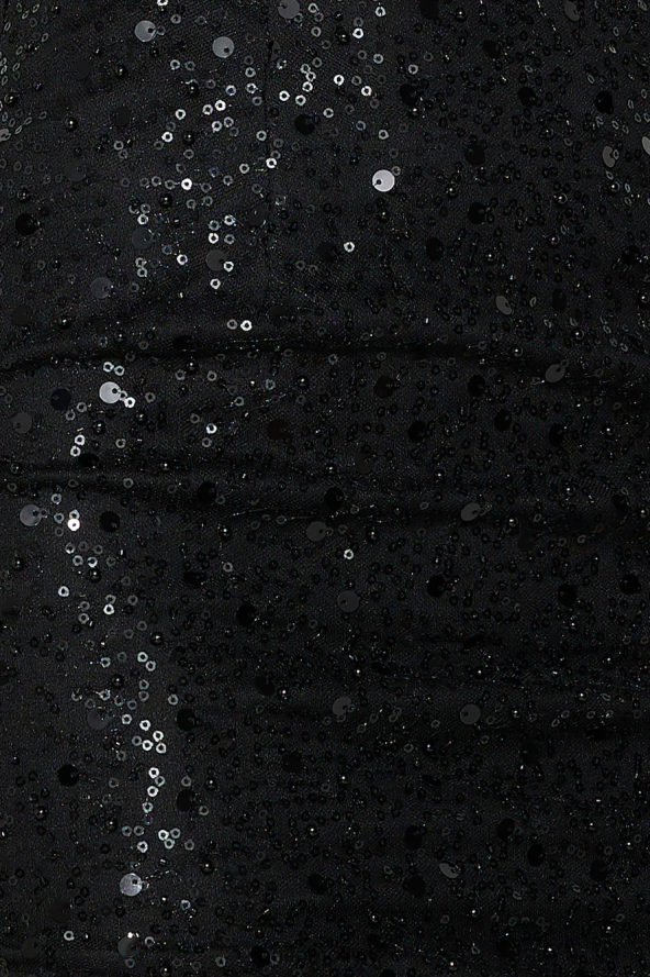 Hello Molly Sweet Cupid Sequin Midi Dress Black PBN8865119 Clothing