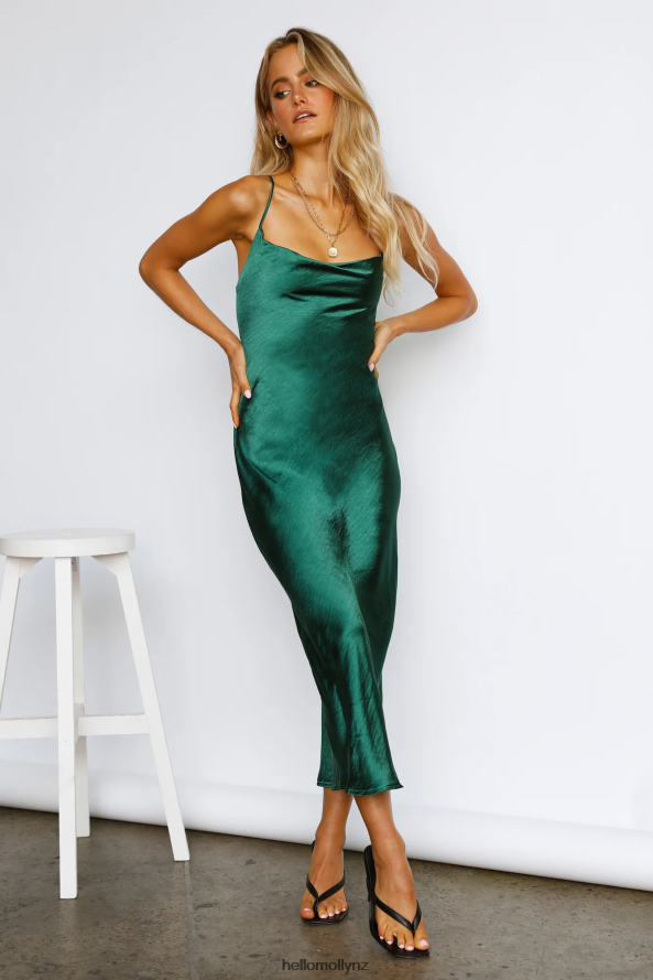 Hello Molly Who Loves You Midi Dress Teal PBN8866903 Clothing