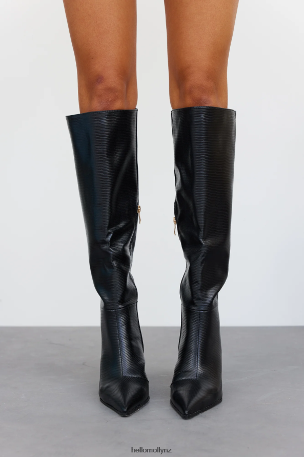 Hello Molly BILLINI Ives Knee High Boots Black PBN88610028 Footwear