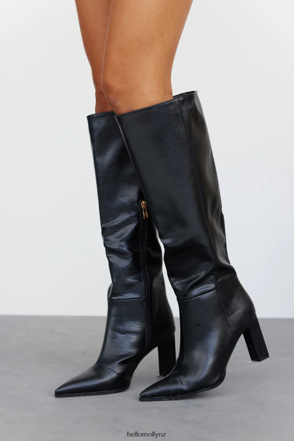 Hello Molly BILLINI Ives Knee High Boots Black PBN88610028 Footwear