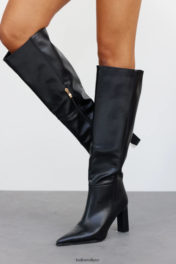 Hello Molly BILLINI Ives Knee High Boots Black PBN88610028 Footwear