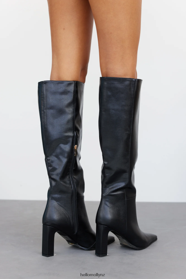 Hello Molly BILLINI Ives Knee High Boots Black PBN88610028 Footwear