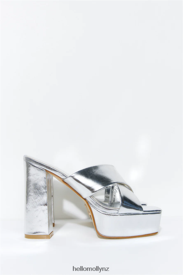 Hello Molly BILLINI Madeleine Heels Silver Metallic PBN8869794 Footwear