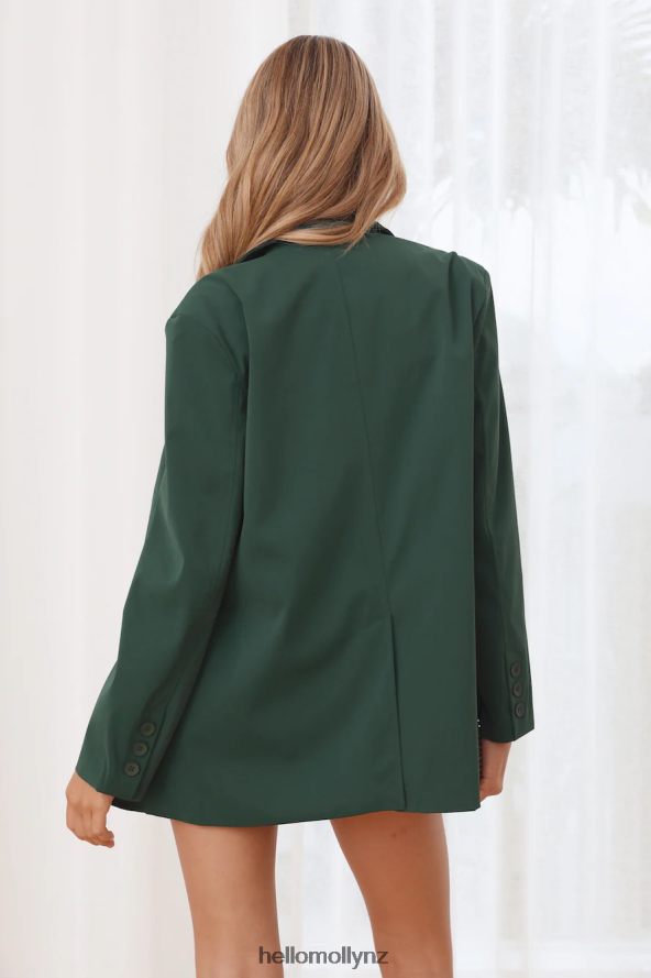 Hello Molly All The Hype Blazer Green PBN8868932 Clothing
