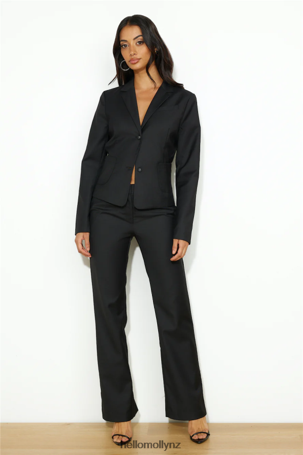 Hello Molly LIONESS Bessette Blazer Onyx PBN8869072 Clothing