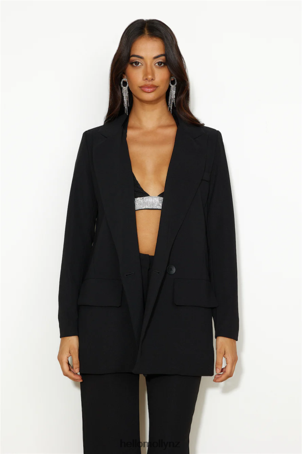 Hello Molly SNDYS Brooklyn Blazer Black PBN8869052 Clothing