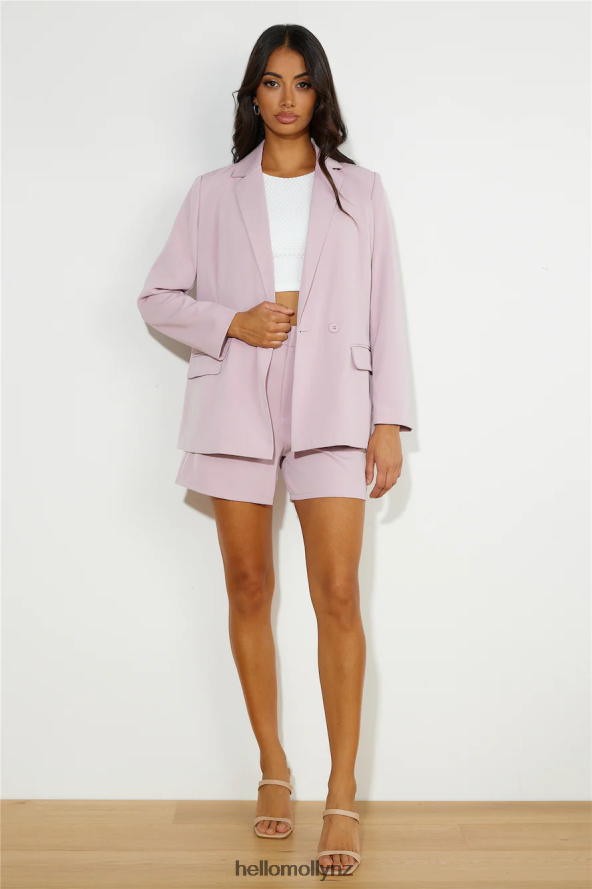 Hello Molly Structure Blazer Pink PBN8868948 Clothing