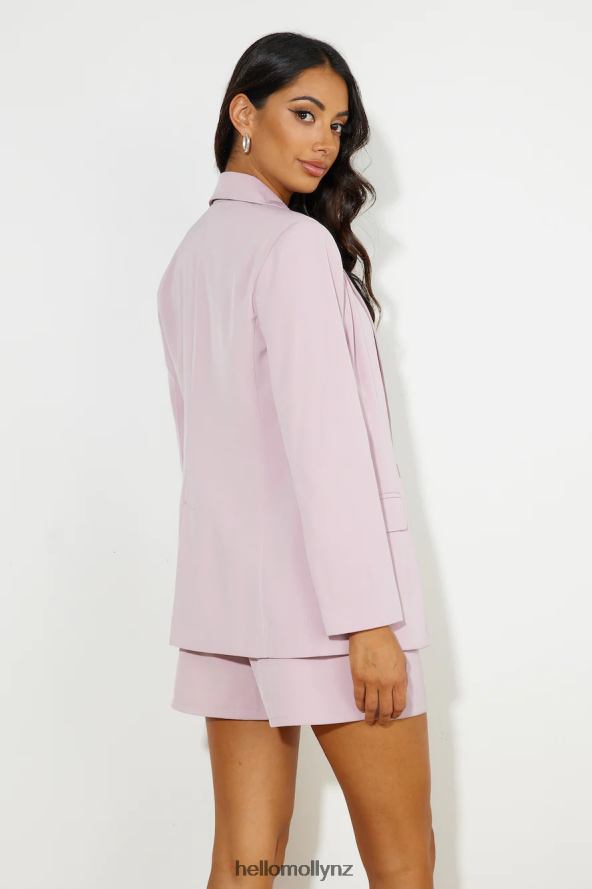 Hello Molly Structure Blazer Pink PBN8868948 Clothing