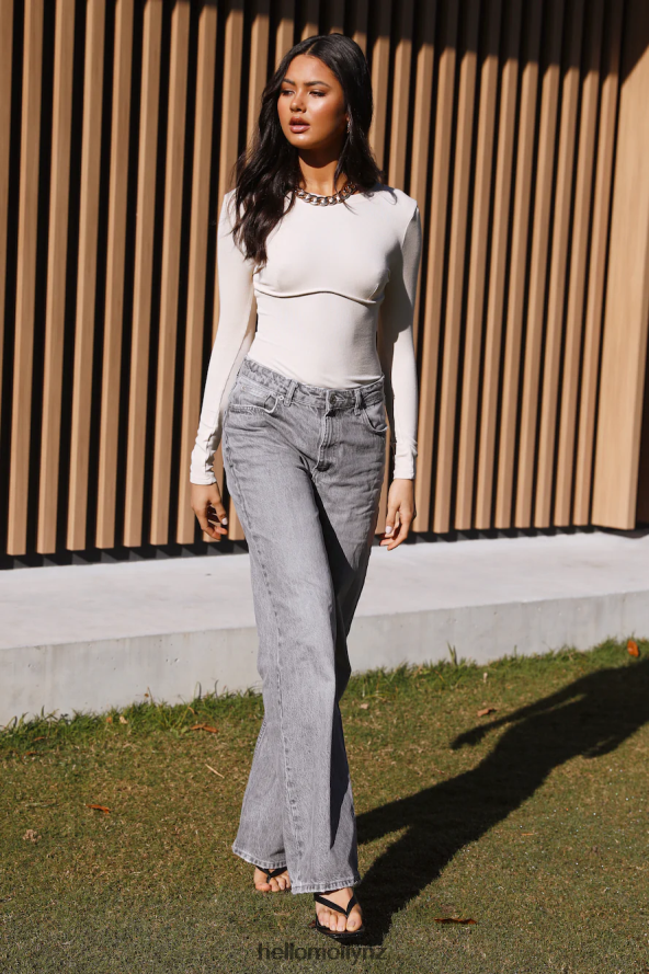 Hello Molly Finest Pick Bodysuit Beige PBN8868935 Clothing