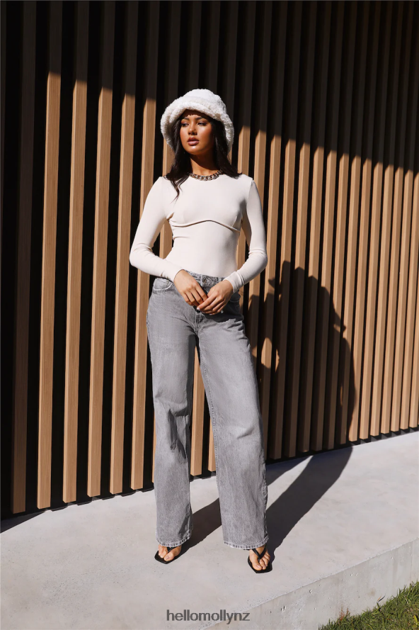 Hello Molly Finest Pick Bodysuit Beige PBN8868935 Clothing