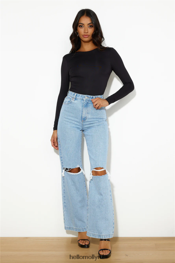 Hello Molly Wanna Be You Bodysuit Black PBN8869039 Clothing