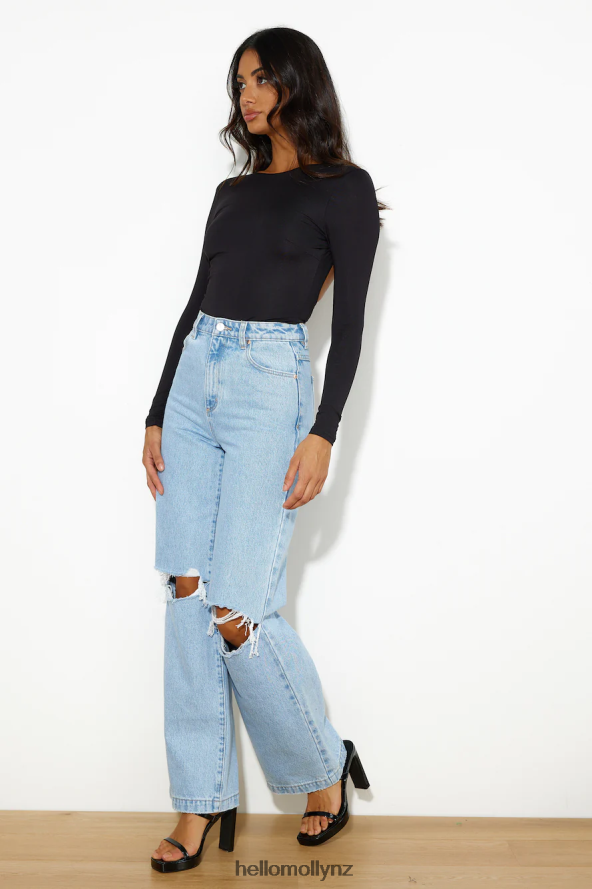 Hello Molly Wanna Be You Bodysuit Black PBN8869039 Clothing