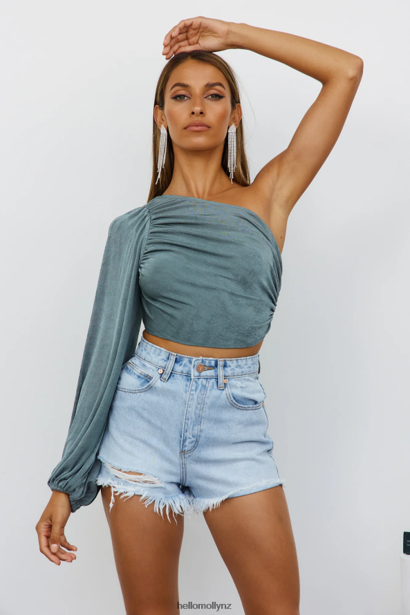 Hello Molly Adoring You Crop Khaki PBN8868430 Clothing