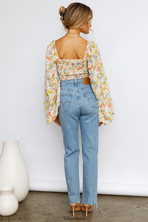 Hello Molly After School Crop Top Green PBN8868487 Clothing