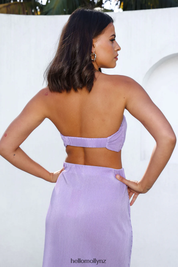 Hello Molly Balancing Act Crop Purple PBN8868168 Clothing