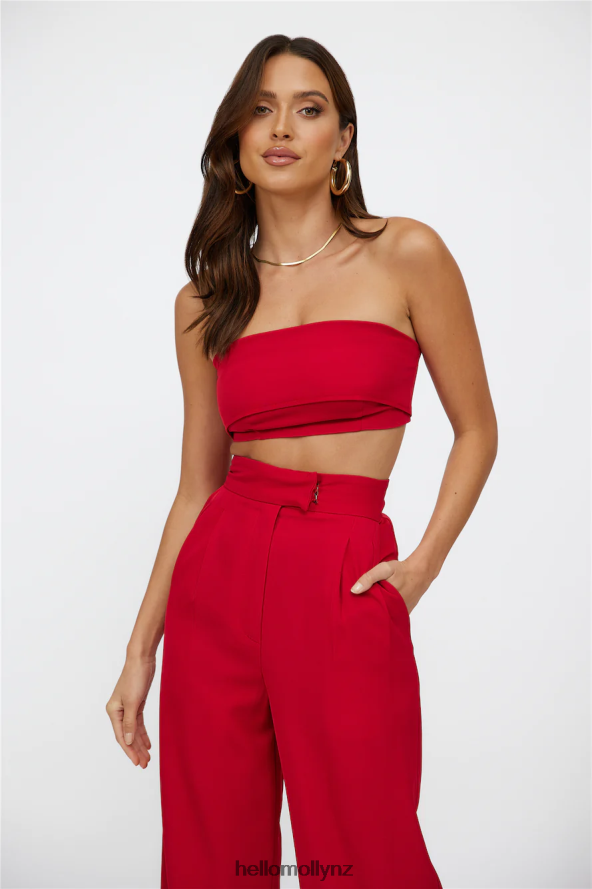 Hello Molly Blind Love Crop Red PBN8868138 Clothing