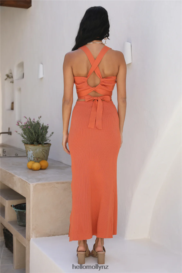 Hello Molly Dare To Be Crop Orange PBN8868126 Clothing