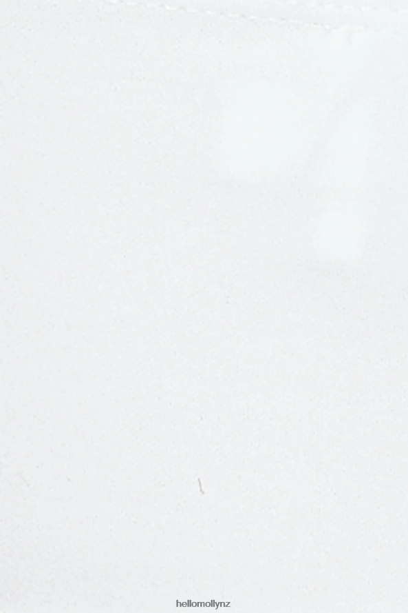 Hello Molly Details Crop Top White PBN8868053 Clothing