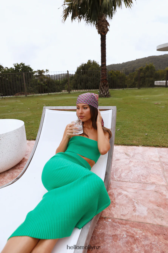 Hello Molly Fresh Air Crop Green PBN8868255 Clothing