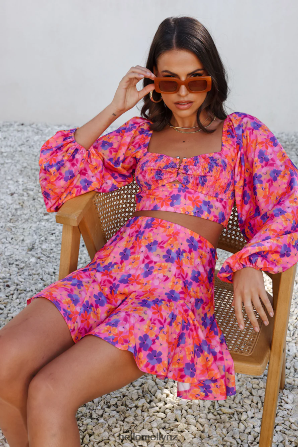 Hello Molly Head Over Heels Crop Floral PBN8868116 Clothing