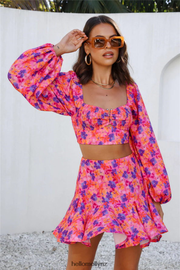 Hello Molly Head Over Heels Crop Floral PBN8868116 Clothing