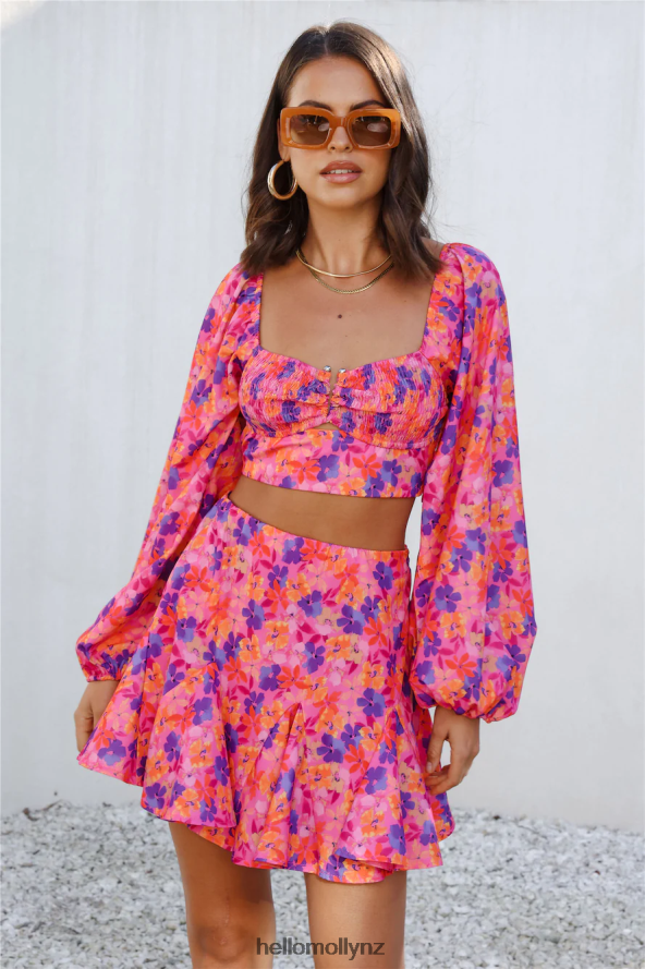 Hello Molly Head Over Heels Crop Floral PBN8868116 Clothing