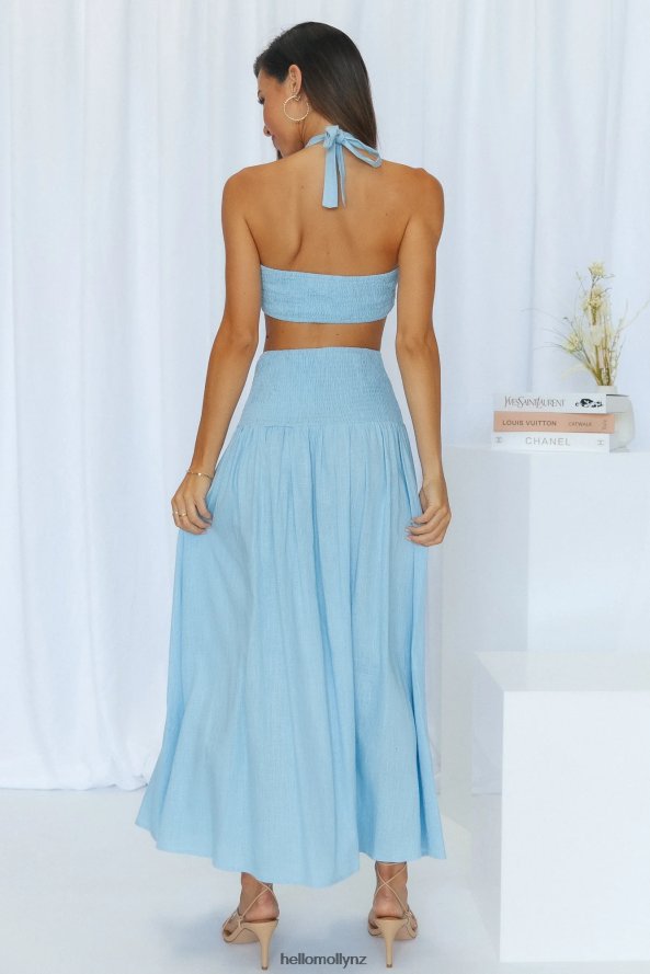 Hello Molly How I Like It Crop Blue PBN8868086 Clothing