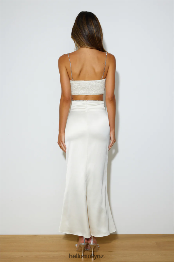 Hello Molly Making Heads Turn Crop Top Champagne PBN8868089 Clothing