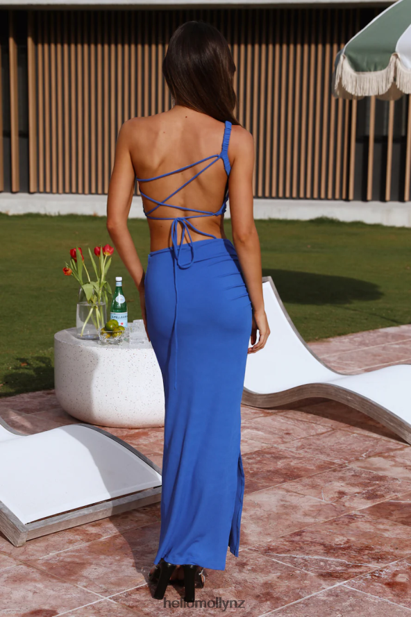 Hello Molly Merry Go Round Crop Royal Blue PBN8868331 Clothing