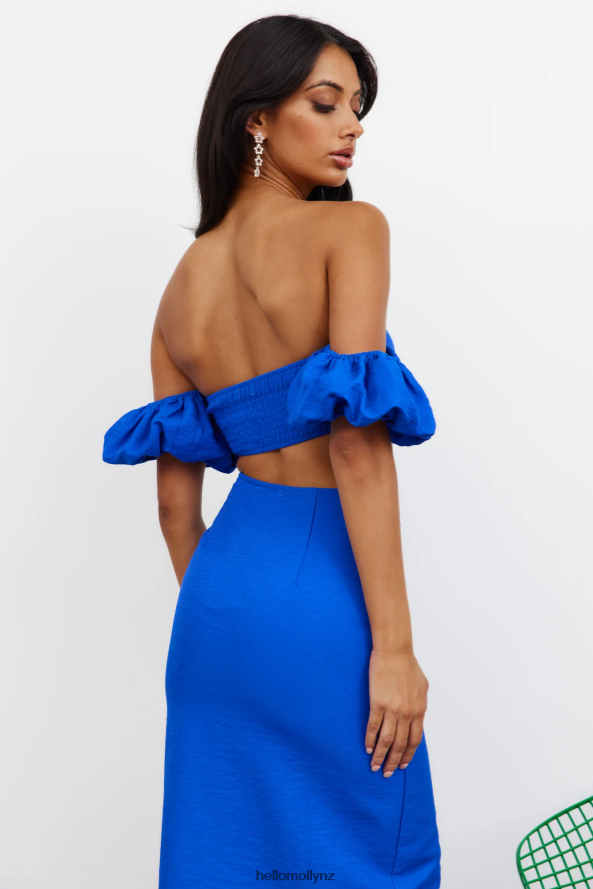 Hello Molly My Love Dive Crop Blue PBN8868274 Clothing