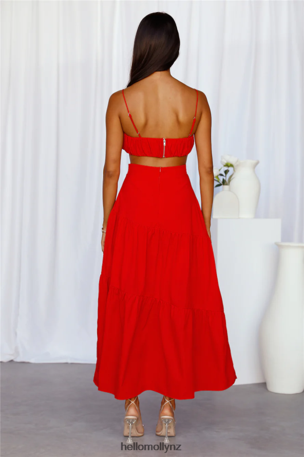 Hello Molly Our World Crop Red PBN8868436 Clothing