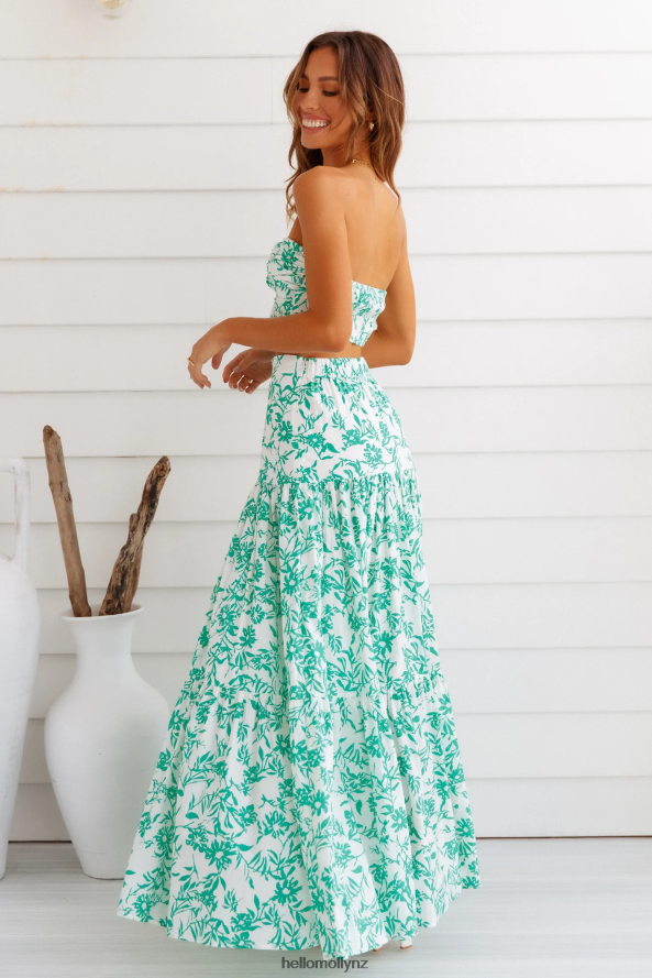 Hello Molly RUNAWAY Ayla Crop Top Green PBN8868005 Clothing