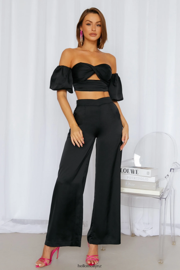 Hello Molly RUNAWAY Serena Top Black PBN8868379 Clothing