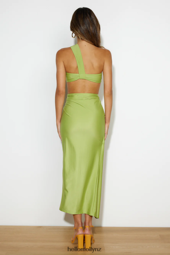 Hello Molly Ready For Goss Crop Top Green PBN8868002 Clothing