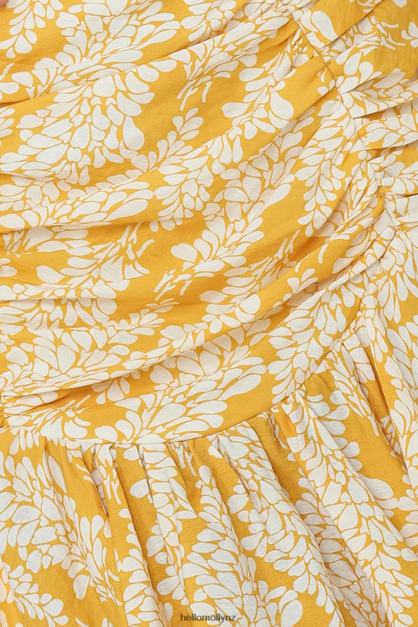 Hello Molly Secret Hideout Crop Top Yellow PBN8868364 Clothing