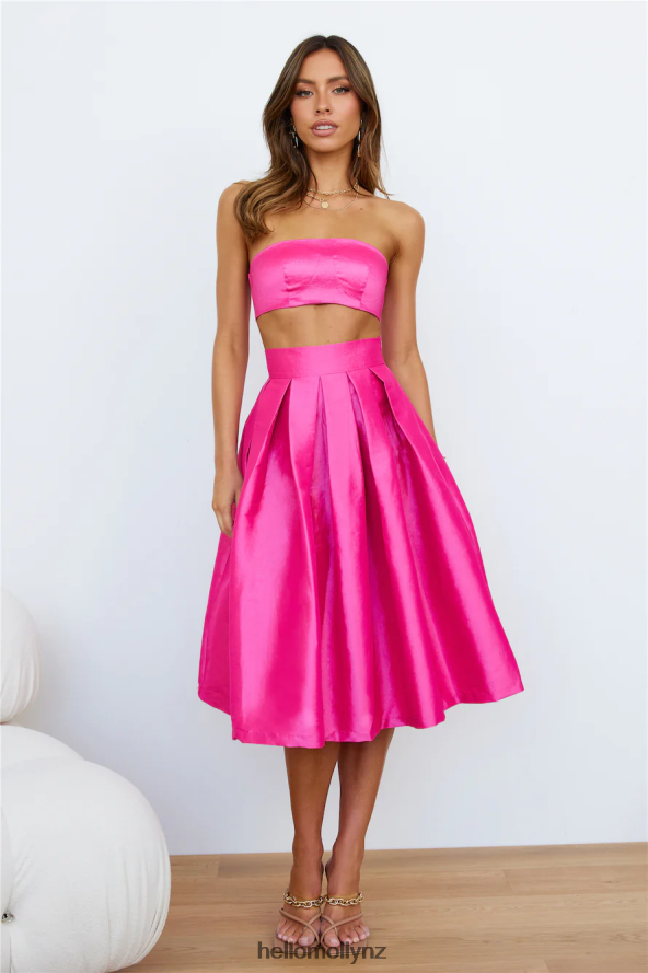 Hello Molly Siren Songs Crop Pink PBN8868189 Clothing