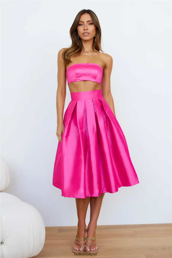 Hello Molly Siren Songs Crop Pink PBN8868189 Clothing