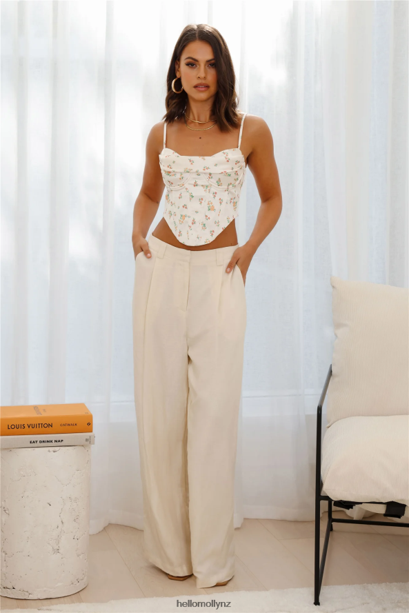 Hello Molly Spring In The City Crop Top Floral PBN8868496 Clothing