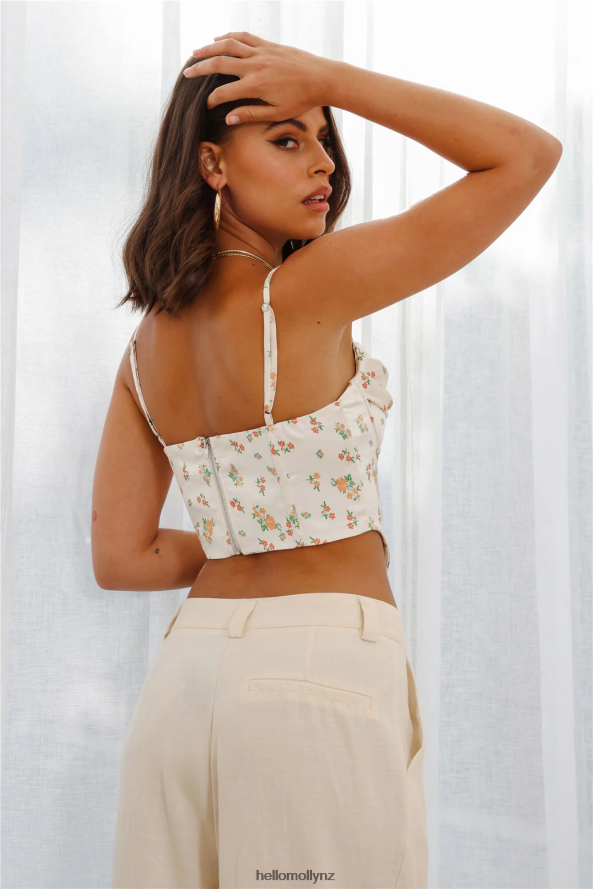 Hello Molly Spring In The City Crop Top Floral PBN8868496 Clothing