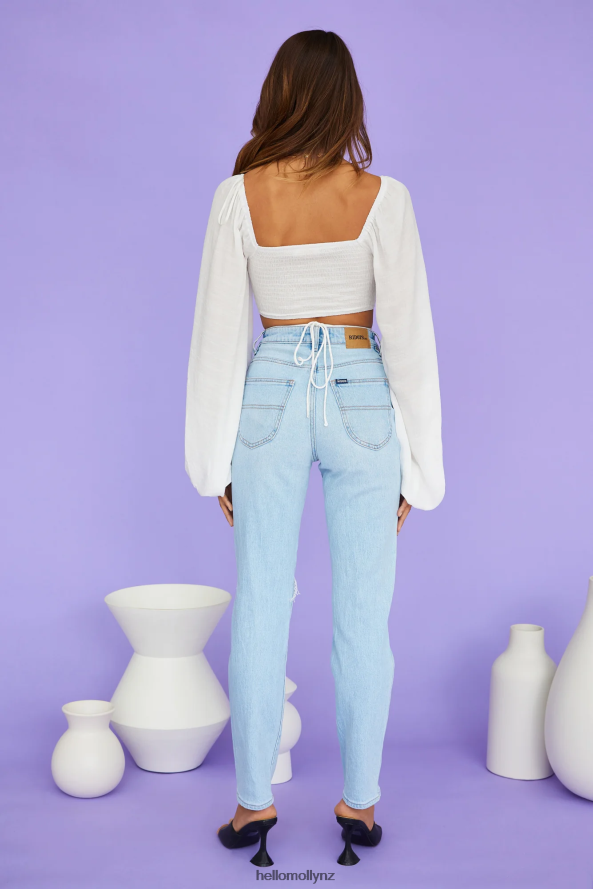 Hello Molly Styling Daily Crop White PBN8868472 Clothing