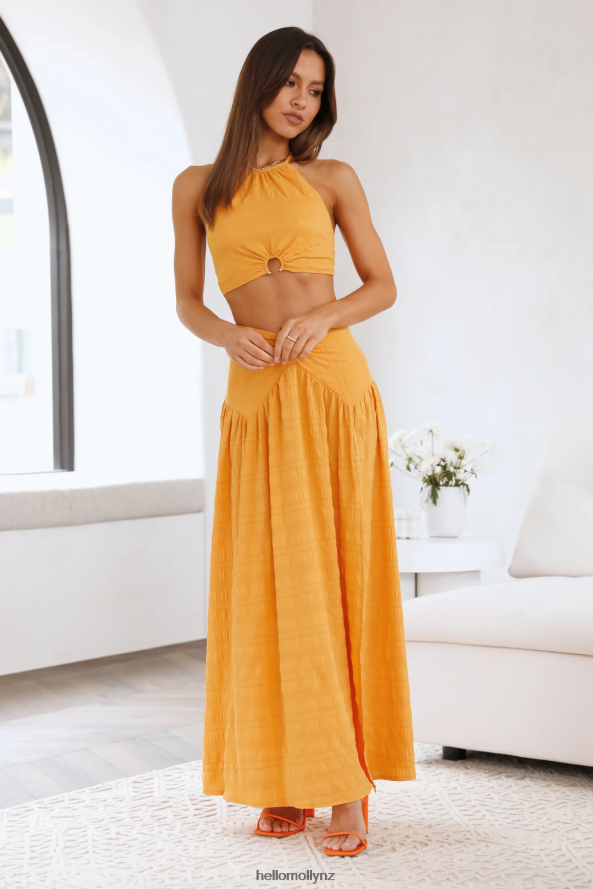 Hello Molly Sunlight Moments Crop Yellow PBN8868301 Clothing