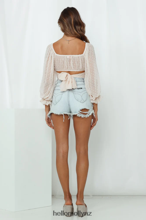 Hello Molly Sunset Swim Crop Nude PBN8868062 Clothing