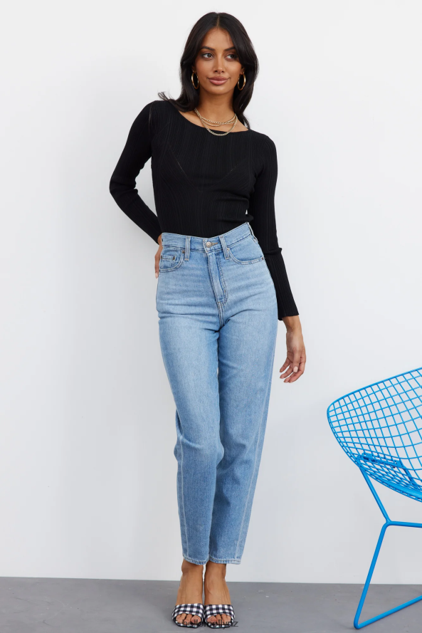 Hello Molly Bethany Top Black PBN8869006 Clothing