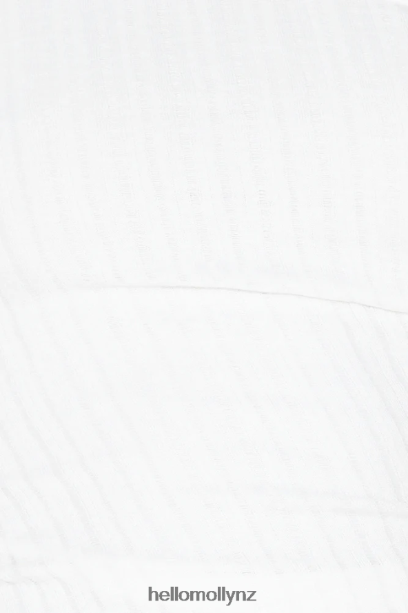 Hello Molly Brunch Groove One Shoulder Top White PBN8869068 Clothing