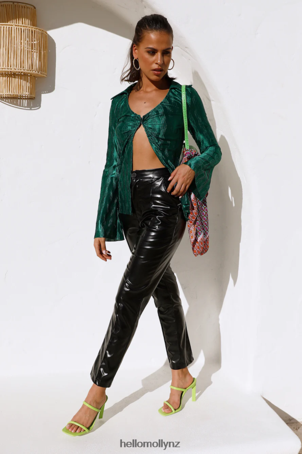 Hello Molly Meghan Blouse Green PBN8869084 Clothing
