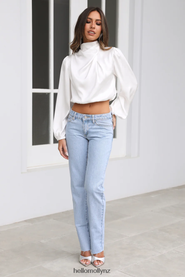 Hello Molly Ready To Work Top White PBN8868999 Clothing