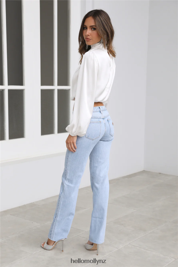 Hello Molly Ready To Work Top White PBN8868999 Clothing