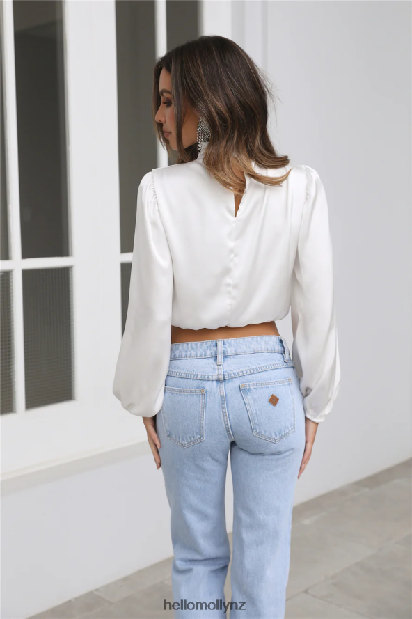 Hello Molly Ready To Work Top White PBN8868999 Clothing