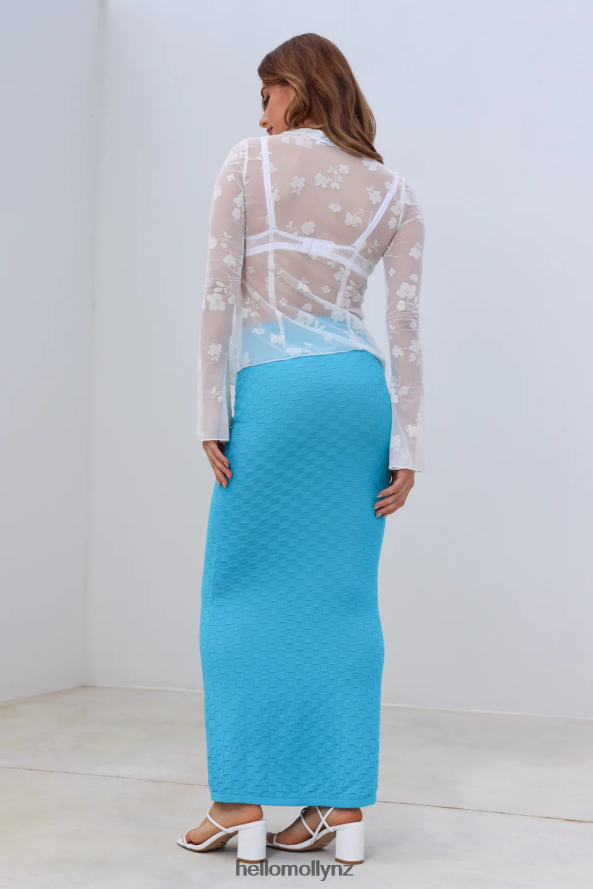 Hello Molly Show It Mesh Top White PBN8869032 Clothing