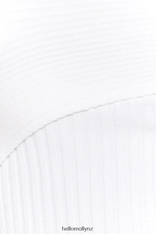 Hello Molly Snowflakes Falling Knit Top White PBN8869064 Clothing